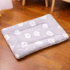 Cute Small Dog Mat Double-sided Use Winter Warm Medium Cat Sofa Blanket Skin-friendly Puppy Bed Cushion Pet Bed Accessories