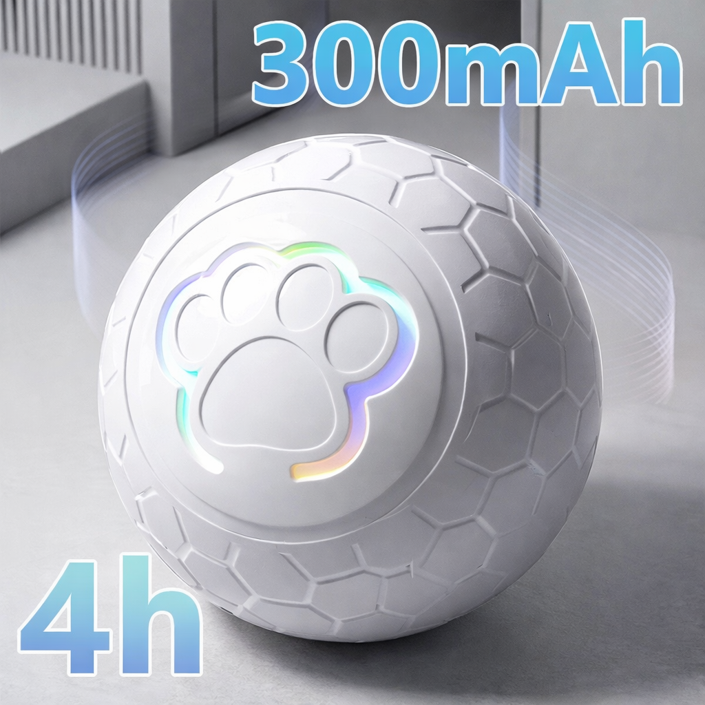 Smart Dog Toy Ball Electronic Interactive Pet Toy Ball USB Automatic Bouncing Rolling Toy Ball With RGB Lights Puppy Cat Product