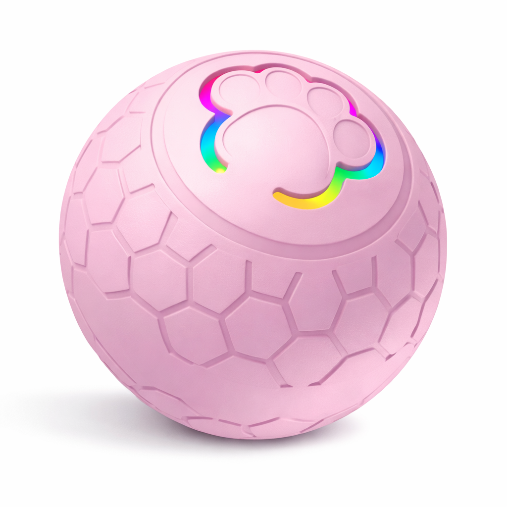 Smart Dog Toy Ball Electronic Interactive Pet Toy Ball USB Automatic Bouncing Rolling Toy Ball With RGB Lights Puppy Cat Product