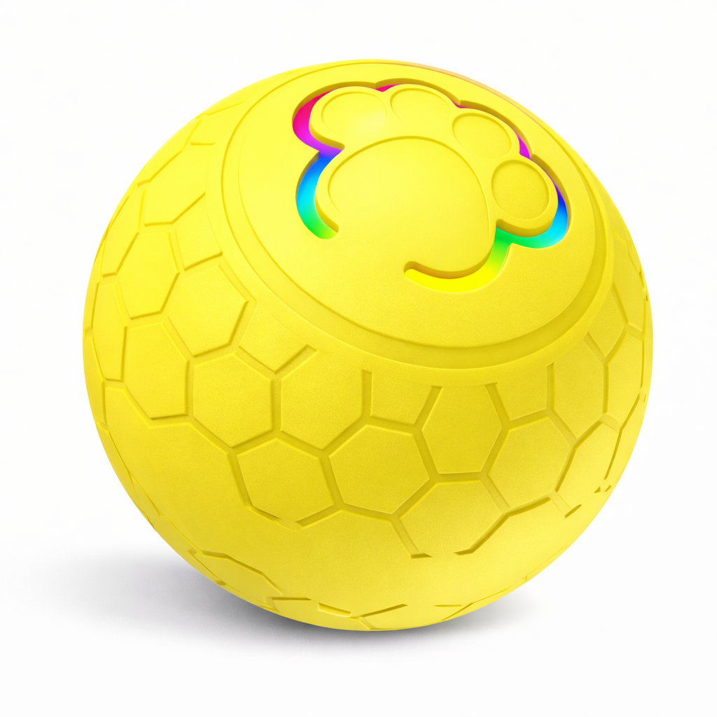 Smart Dog Toy Ball Electronic Interactive Pet Toy Ball USB Automatic Bouncing Rolling Toy Ball With RGB Lights Puppy Cat Product