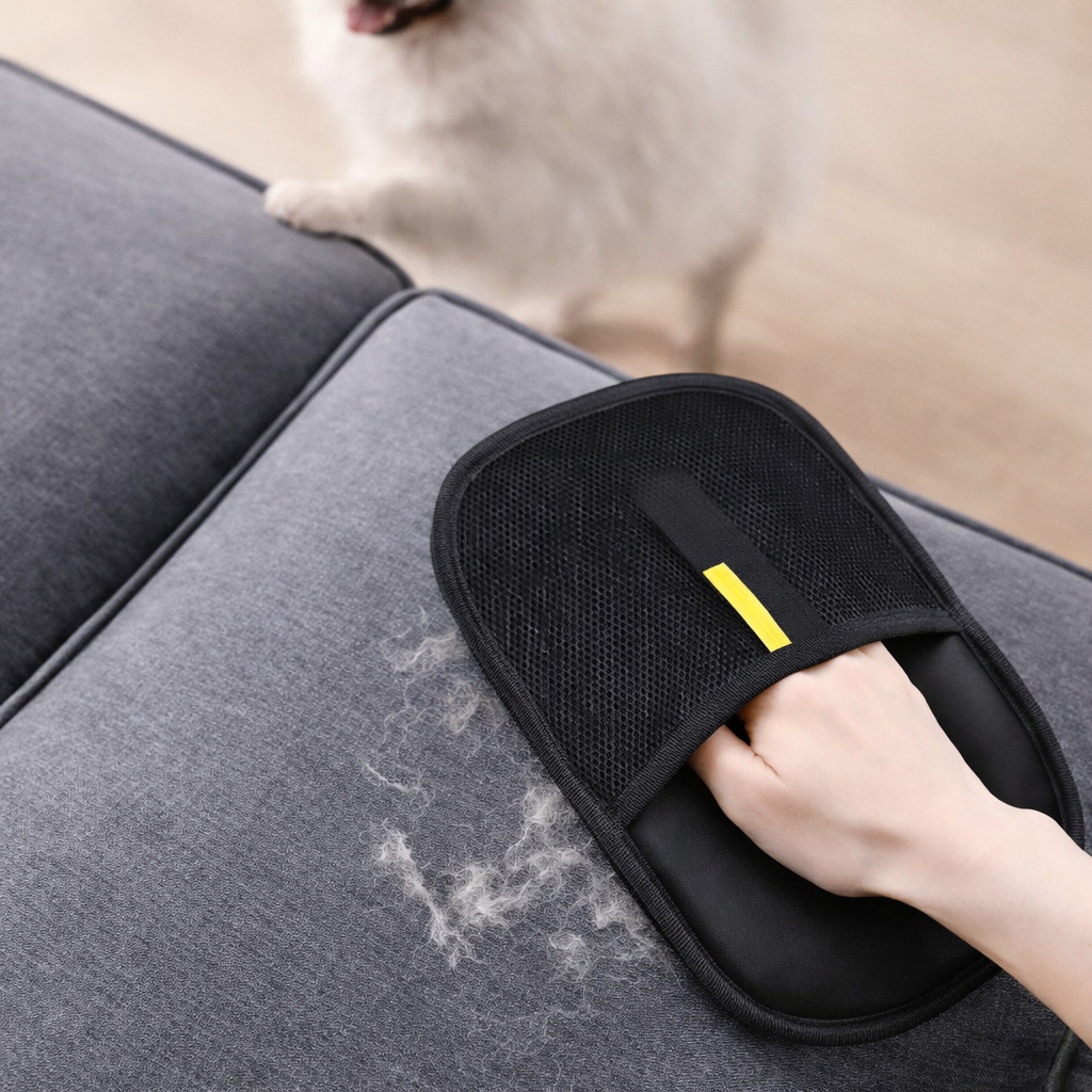 Pet Hair Remover Portable Washable Clothes Hair Dehairing Gloves Pet Cleaning Products Pet Accessories