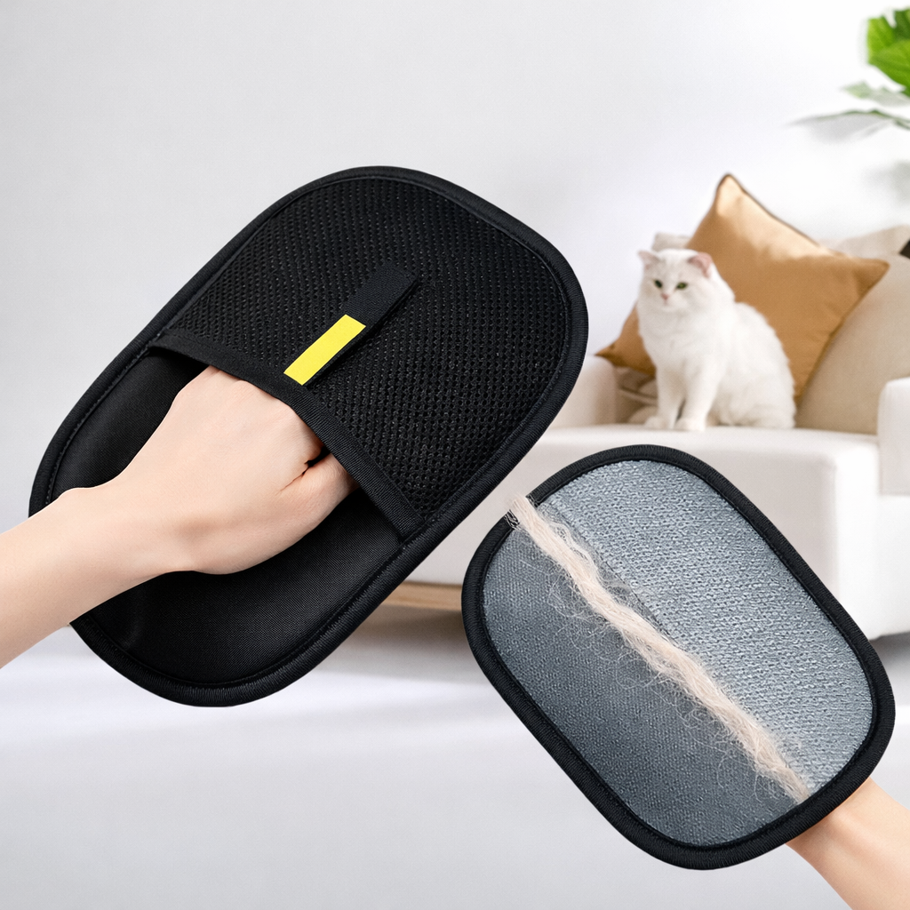 Pet Hair Remover Portable Washable Clothes Hair Dehairing Gloves Pet Cleaning Products Pet Accessories