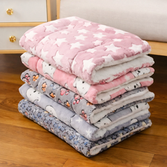 Cute Small Dog Mat Double-sided Use Winter Warm Medium Cat Sofa Blanket Skin-friendly Puppy Bed Cushion Pet Bed Accessories