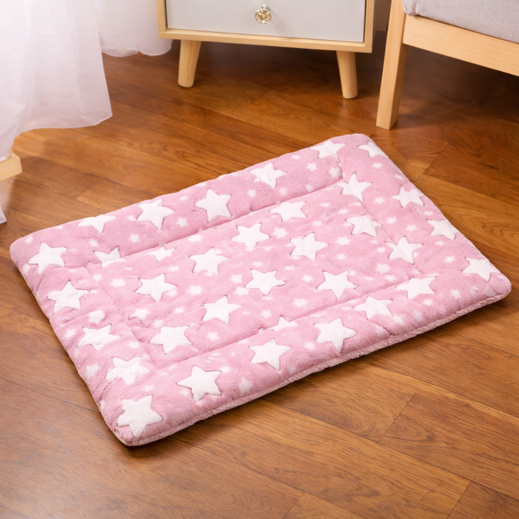 Cute Small Dog Mat Double-sided Use Winter Warm Medium Cat Sofa Blanket Skin-friendly Puppy Bed Cushion Pet Bed Accessories
