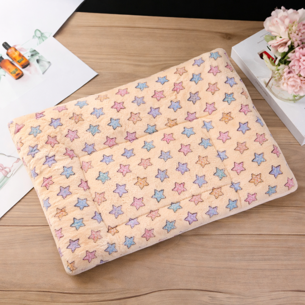 Cute Small Dog Mat Double-sided Use Winter Warm Medium Cat Sofa Blanket Skin-friendly Puppy Bed Cushion Pet Bed Accessories
