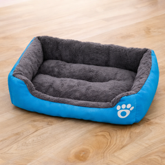 Black Dog Bed Plush Sleeping Bed for Large, Medium and Small Dogs, Non-Slip and Bite-Resistant Pet Sleeping Mat