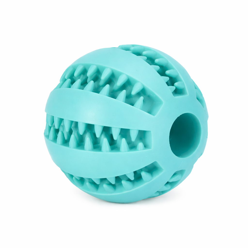 Dog Toy Ball Can Leak Food Bouncy Ball Rubber Dogs Molar Toys Balls Bite Resistant Pet Teeth Cleaning Toy Dog Accessories