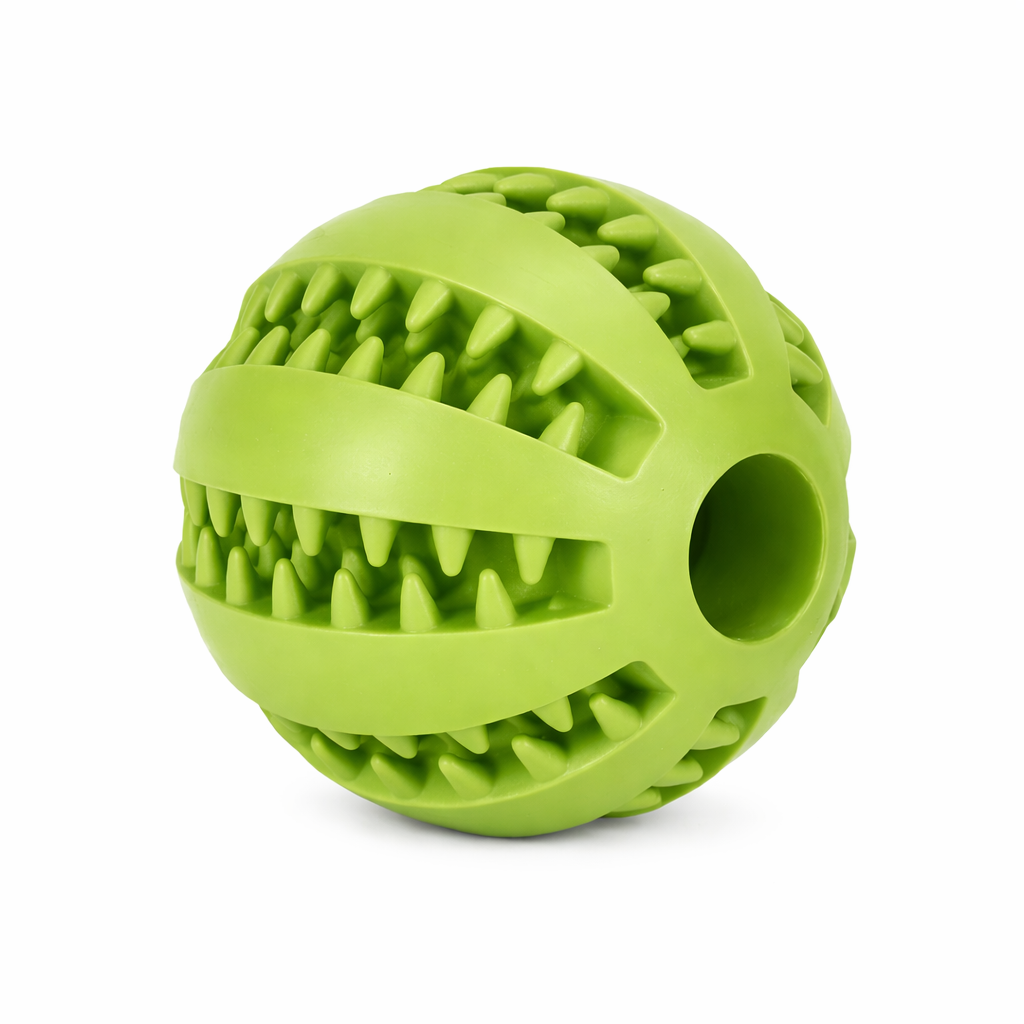 Dog Toy Ball Can Leak Food Bouncy Ball Rubber Dogs Molar Toys Balls Bite Resistant Pet Teeth Cleaning Toy Dog Accessories