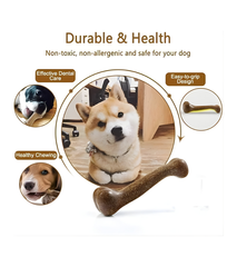 Dog Bone Chews Toys Nearly Ind estructible Natural Non-Toxic Anti-bite Puppy Toys For Small Medium Large Dog Pet Chew Toy